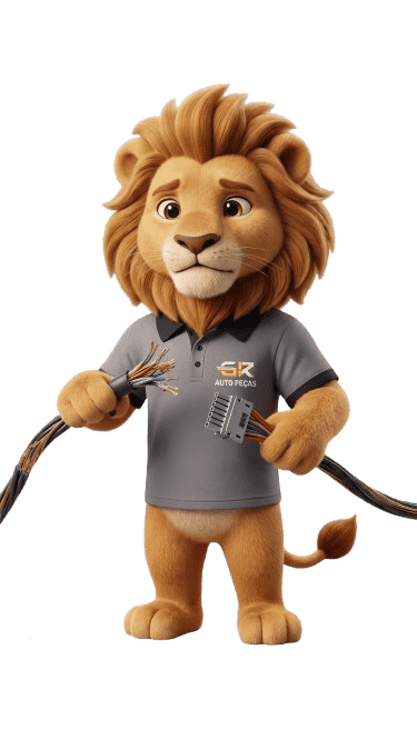 Mascote Leão em Manutenção